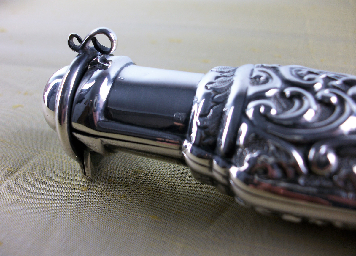 SILVER SCENT BOTTLE